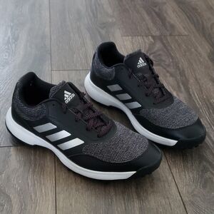 Adidas Tech Response Golf Shoes Women's Size 8 Black Silver